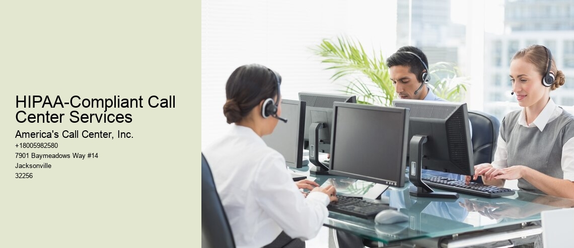 HIPAA-Compliant Call Center Services