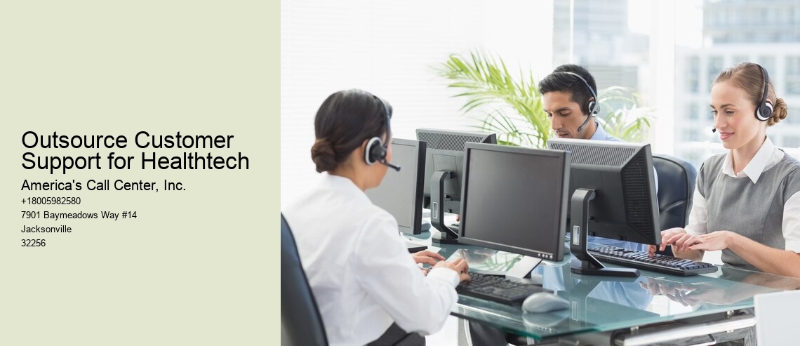 Outsource Customer Support for Healthtech
