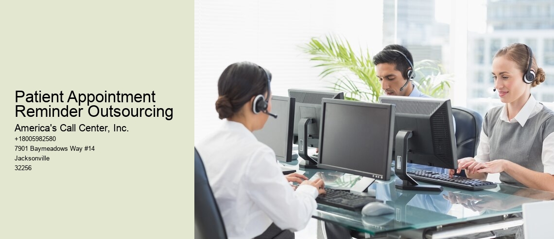 Patient Appointment Reminder Outsourcing